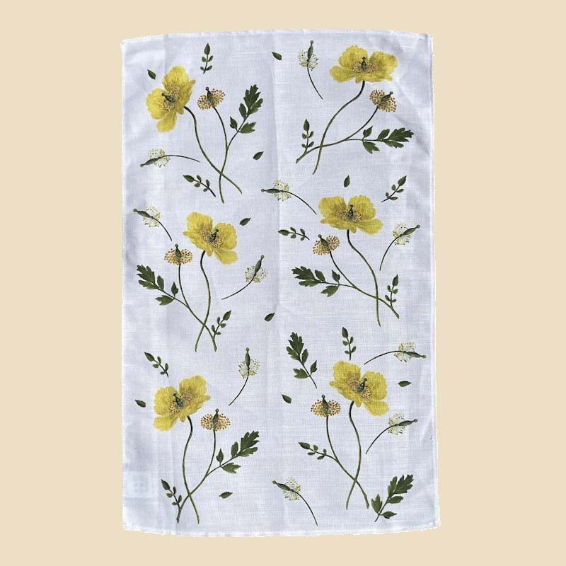 Wildflower Linen Tea Towels