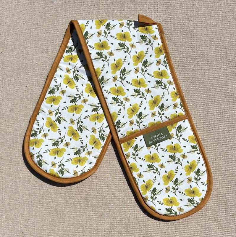 Wildflower Oven Gloves
