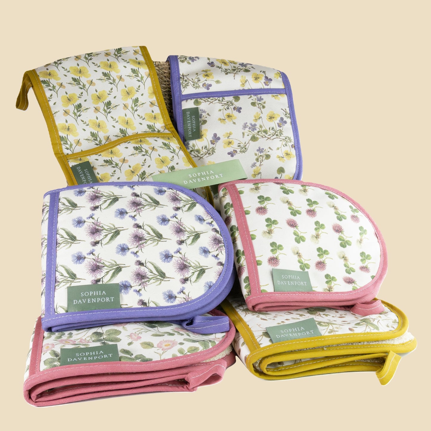 Wildflower Oven Gloves